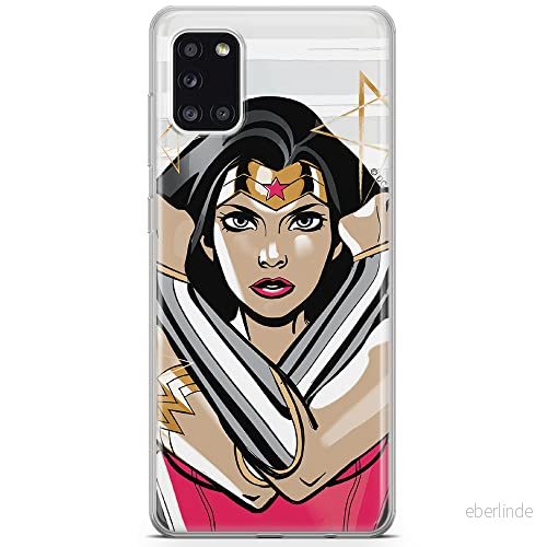 ERT GROUP mobiltelefonfodral för Samsung A31 originalt och officiellt licensierat DC mönster Wonder Woman 003 optimalt anpassad till formen på mobiltelefonen, gedeeltelijk transparant 5903040220603