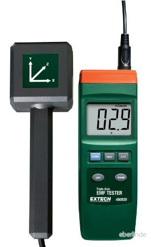 Extech Instruments 480826 Trippelaxel elektromagnetisk fälttestare 793950488263