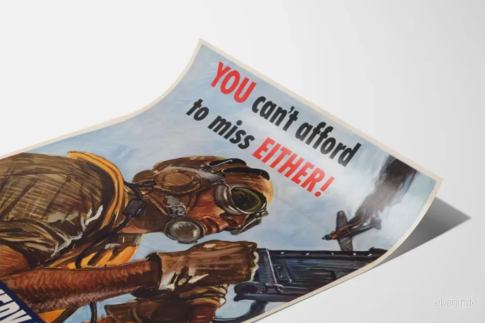 Militär Propagandaposter Du Har Inte Råd Att Missa Även - Bild 3