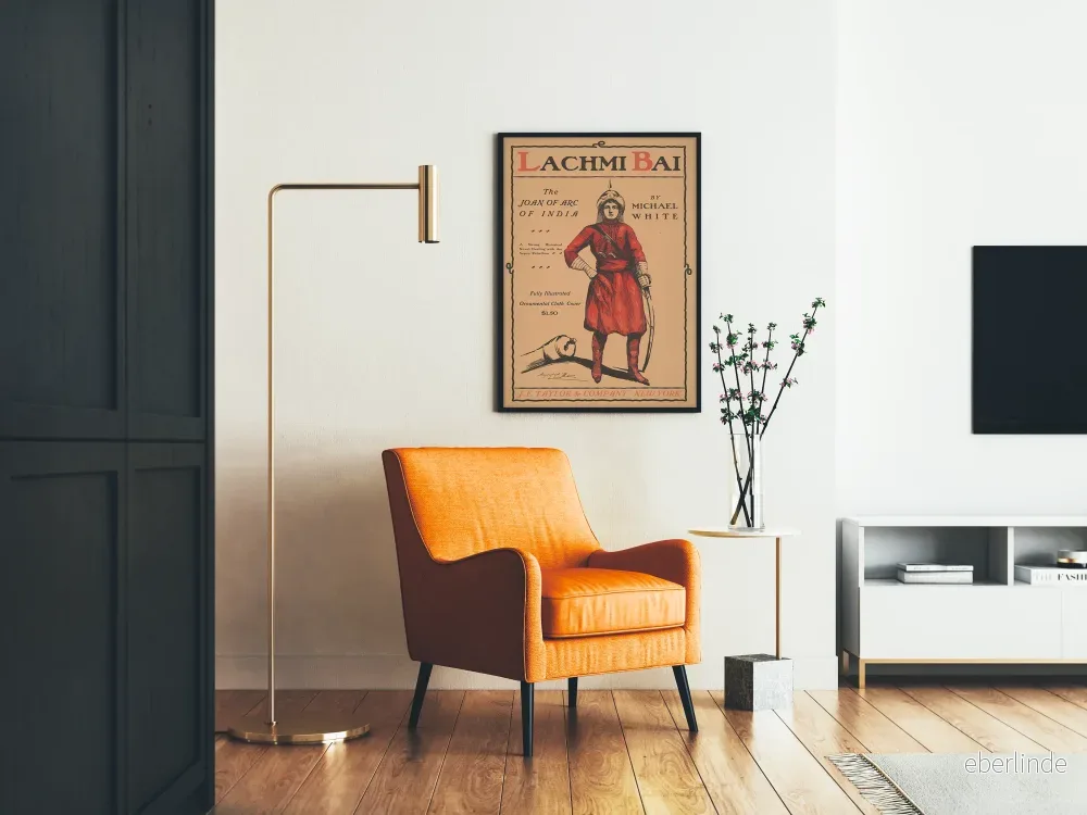 Vintageposter Lachmi Bai - Joan of Arc i Indien av Michael White - Bild 2