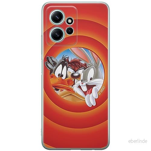 ERT GROUP mobiltelefonfodral för Xiaomi REDMI NOTE 12 4G originalt och officiellt licensierat Looney Tunes mönster 002 optimalt anpassad till formen på mobiltelefonen, fodral tillverkad av TPU plast 5905511940294