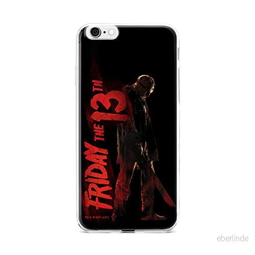 ERT GROUP mobiltelefonfodral för Iphone 6/6S originalt och officiellt licensierat Horror mönster Friday the 13th 011 optimalt anpassad till formen på mobiltelefonen, fodral tillverkad av TPU plast 5905511104580