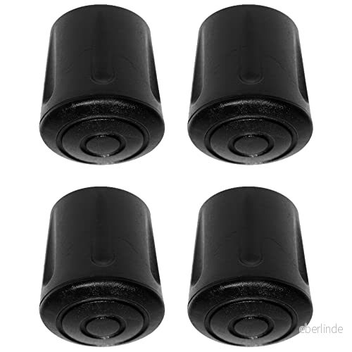 cyclingcolors 4X Stolsfot, förstärkt halkfri gummi, EPDM bord, pall stativ käpp (30 mm) 3666690044327