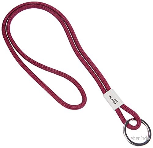 Pantone design nyckelband nyckelring lång Large aubergine 5711938028435