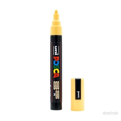 POSCA PC 5M, Apricot (colour), Multifärg, 1 färger, Medium, Vattenbaserat bläck, Rundad spets 4902778249260