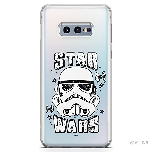 ERT GROUP mobiltelefonfodral för Samsung S10e originalt och officiellt licensierat Star Wars mönster Stormtrooper 013 optimalt anpassad till formen på mobiltelefonen, gedeeltelijk transparant 5903537274744
