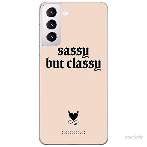 ERT GROUP mobiltelefonfodral för Samsung S21 PLUS originalt och officiellt licensierat Babaco mönster Sassy but classy 001 anpassad till formen på mobiltelefonen, fodral tillverkad av TPU plast 5903932883817