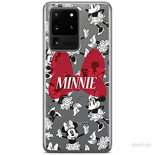 ERT GROUP Mobiltelefonskal för Samsung S20 Ultra original och officiellt licensierat Disney mönster Minnie 048 optimalt anpassat till mobiltelefonens form, delvis transparent 5903537521053