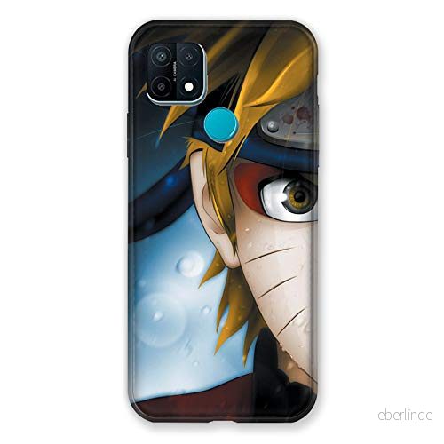 Cokitec fodral för Oppo A15 Manga Naruto vit flerfärgad 3614848030159