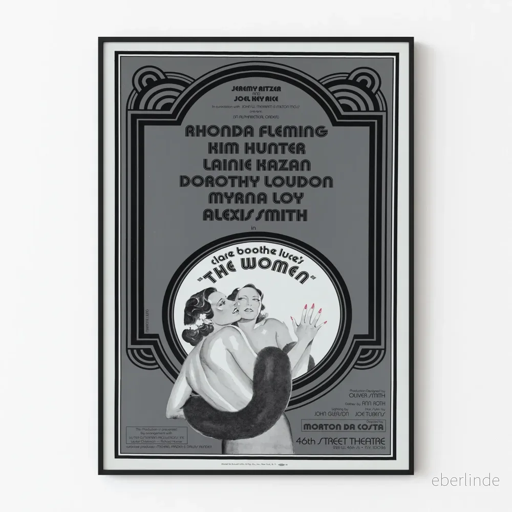 Vintageposter The Women-stil Art déco – Elegant väggdekoration Vintageposter The Women-stil Art déco – Elegant väggdekoration