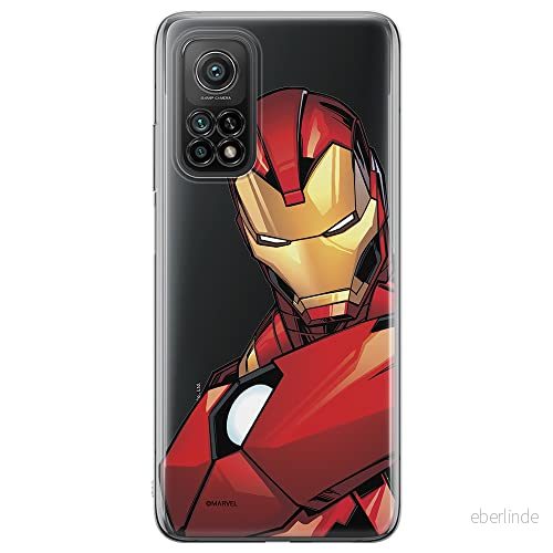 ERT GROUP mobiltelefonfodral för Xiaomi Redmi Note 11 Pro 5G/11 4G originalt och officiellt licensierat Marvel mönster Iron Man 005, gedeeltelijk transparant 5904805643545