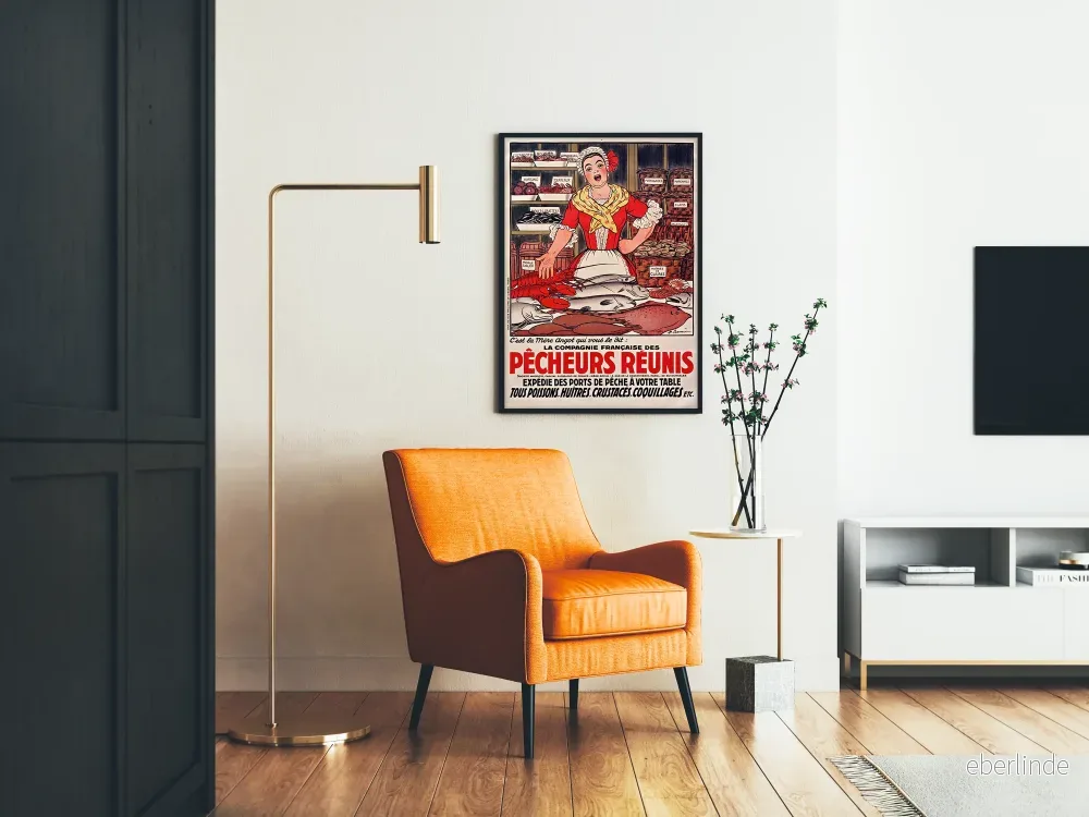 Vintageposter La Compagnie Française des Pêcheurs Réunis - Bild 2