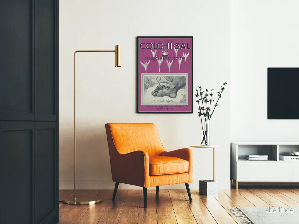 Vintageposter för Colchi-Sal Gikt-specifik - Bild 2