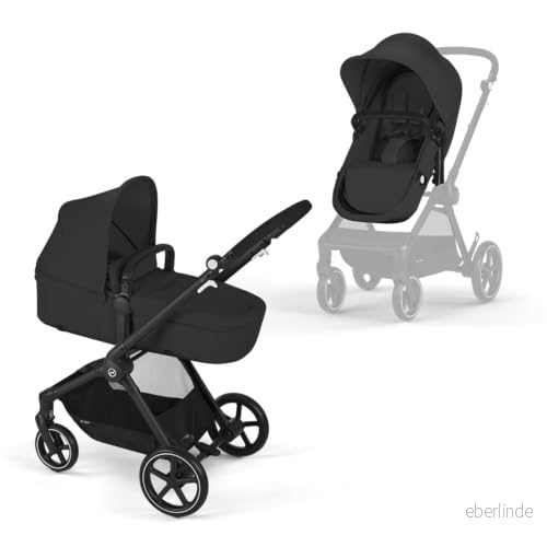 Cybex Gold EOS2 in 1 BLK B, Moon Black (Svart) 4063846413010
