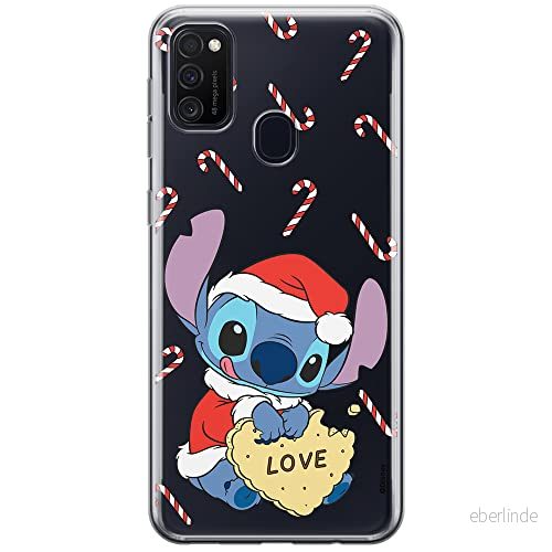 ERT GROUP mobiltelefonfodral för Samsung M21 originalt och officiellt licensierat Disney mönster Stitch 009 optimalt anpassad till formen på mobiltelefonen, gedeeltelijk transparant 5903932069198