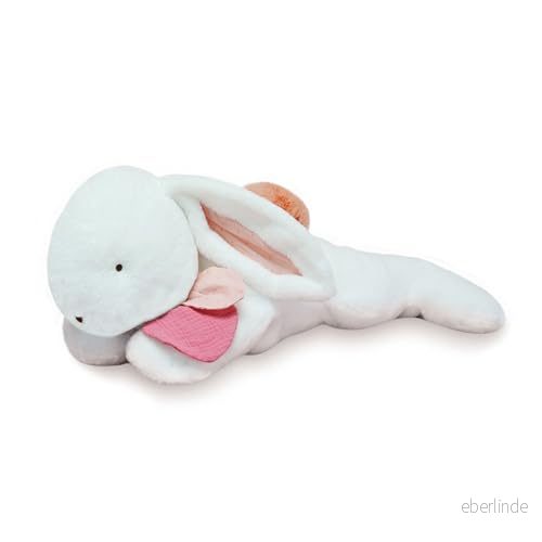 Doudou et Compagnie Jättekanin plysch rosa 80 cm HAPPY BLUSH DC3856 3700335238563