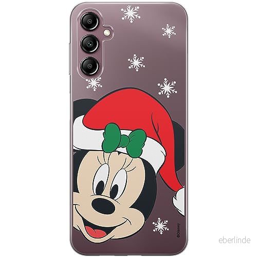 ERT GROUP mobiltelefonfodral för Samsung A14 4G/5G originalt och officiellt licensierat Disney mönster Minnie 060 optimalt anpassad till formen på mobiltelefonen, gedeeltelijk transparant 5905511819606
