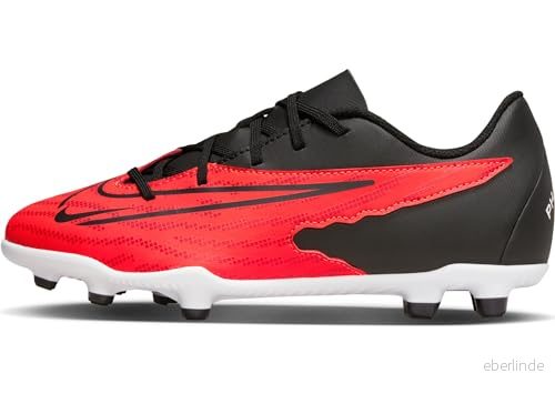 NIKE Phantom Gx Club fotbollssko för pojkar, Ljus karmosinröd svart vit, 36.5 EU 196608032212
