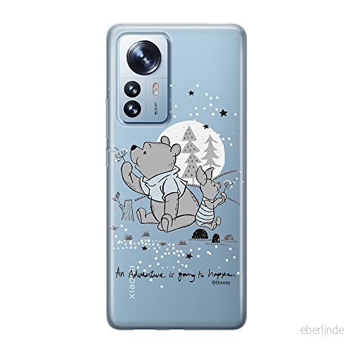 ERT GROUP mobiltelefonfodral för Xiaomi 12 PRO originalt och officiellt licensierat Disney mönster Winnie the Pooh & Friends 008 anpassad till formen på mobiltelefonen, gedeeltelijk transparant 5905511519544