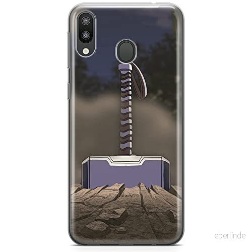 ERT GROUP mobiltelefonfodral för Samsung M20 originalt och officiellt licensierat Marvel mönster Thor 002 optimalt anpassad till formen på mobiltelefonen, fodral tillverkad av TPU plast 5904805470165