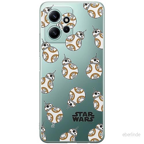 ERT GROUP mobiltelefonfodral för Xiaomi REDMI NOTE 12 4G originalt och officiellt licensierat Star Wars mönster BB 8 004 optimalt anpassad till formen på mobiltelefonen, gedeeltelijk transparant 5905511941086