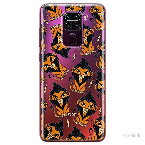 ERT GROUP mobiltelefonfodral för Xiaomi REDMI NOTE 9 originalt och officiellt licensierat Disney mönster Scar 002 optimalt anpassad till formen på mobiltelefonen, gedeeltelijk transparant 5905131437013