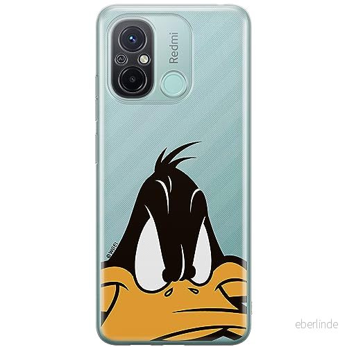 ERT GROUP mobiltelefonfodral för Xiaomi REDMI 12C/ 11A originalt och officiellt licensierat Looney Tunes mönster Duffy 001 anpassad till formen på mobiltelefonen, gedeeltelijk transparant 5905511841324