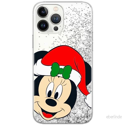 ERT GROUP mobiltelefonfodral för Apple Iphone 14 originalt och officiellt licensierat Disney mönster Minnie 060 optimalt anpassad till formen på mobiltelefonen, med glitter overflow effekt 5905511602666