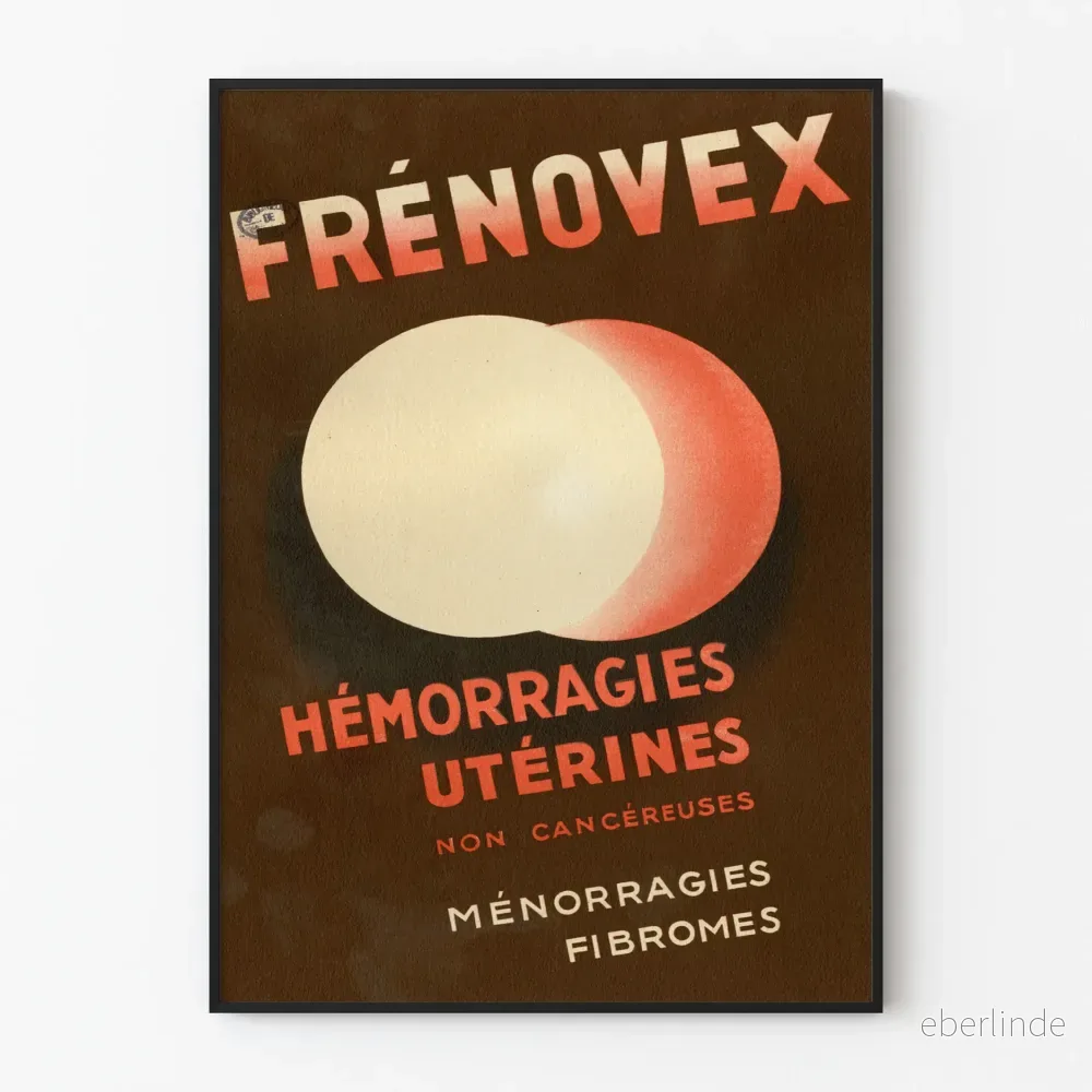 Vintageposter Frénovex - Medicinsk väggdekoration