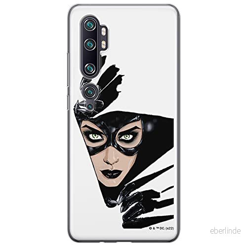 ERT GROUP mobiltelefonfodral för Xiaomi MI NOTE 10 / PRO originalt och officiellt licensierat DC mönster Catwoman 008 anpassad till formen på mobiltelefonen, fodral tillverkad av TPU plast 5905131556011