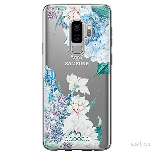ERT GROUP mobiltelefonfodral för Samsung S9 PLUS originalt och officiellt licensierat Babaco mönster Flowers 027 optimalt anpassad till formen på mobiltelefonen, gedeeltelijk transparant 5905131264015