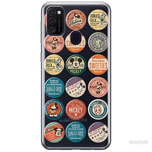 ERT GROUP mobiltelefonfodral för Samsung M21 originalt och officiellt licensierat Disney mönster Mickey & Friends 003 optimalt anpassad till formen på mobiltelefonen, gedeeltelijk transparant 5903537834450