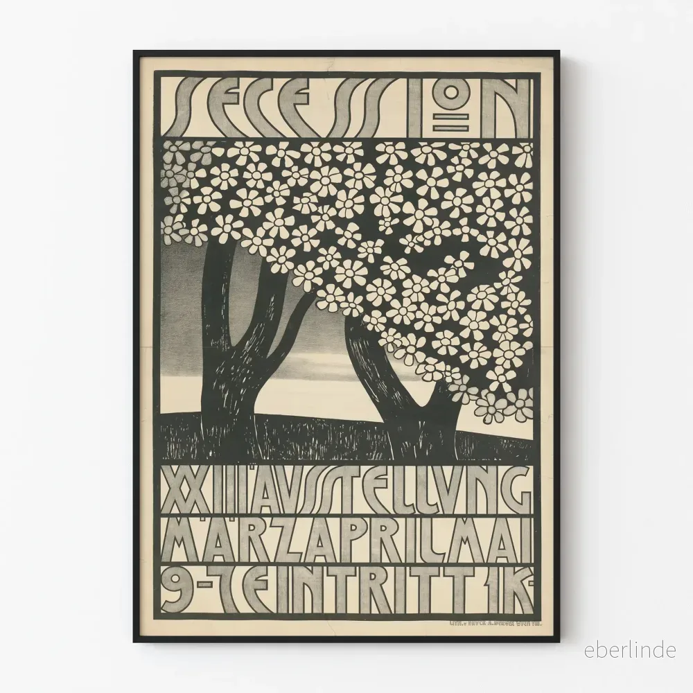 Väggdekorationsposter Secessionen XXI Ausstellung