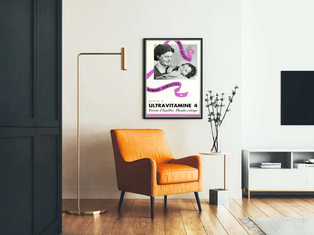 Vintageposter Ultravitamine 4 - Retro väggdekoration - Bild 2