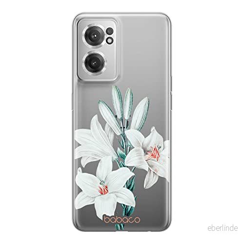 ERT GROUP mobiltelefonfodral för Oneplus NORD CE 2 originalt och officiellt licensierat Babaco mönster Flowers 039 optimalt anpassad till formen på mobiltelefonen, gedeeltelijk transparant 5905511293109