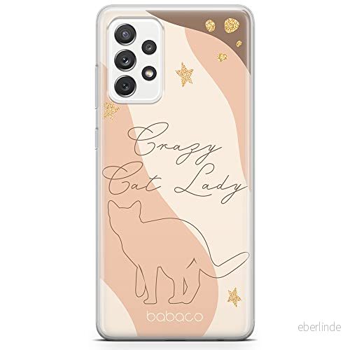 ERT GROUP mobiltelefonfodral för Samsung A73 5G originalt och officiellt licensierat Babaco mönster Cats 009 optimalt anpassad till formen på mobiltelefonen, fodral tillverkad av TPU plast 5905131066756