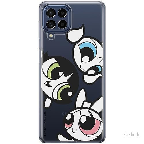 ERT GROUP mobiltelefonfodral för Samsung M33 5G originalt och officiellt licensierat The Powerpuff Girls mönster 014, gedeeltelijk transparant 5905511963231